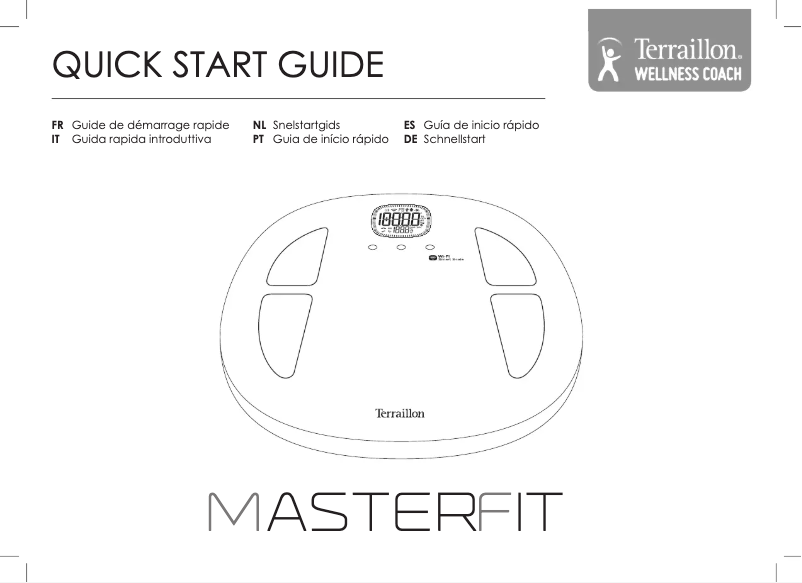 Page 1 of the manual User Manual Terraillon Master Fit