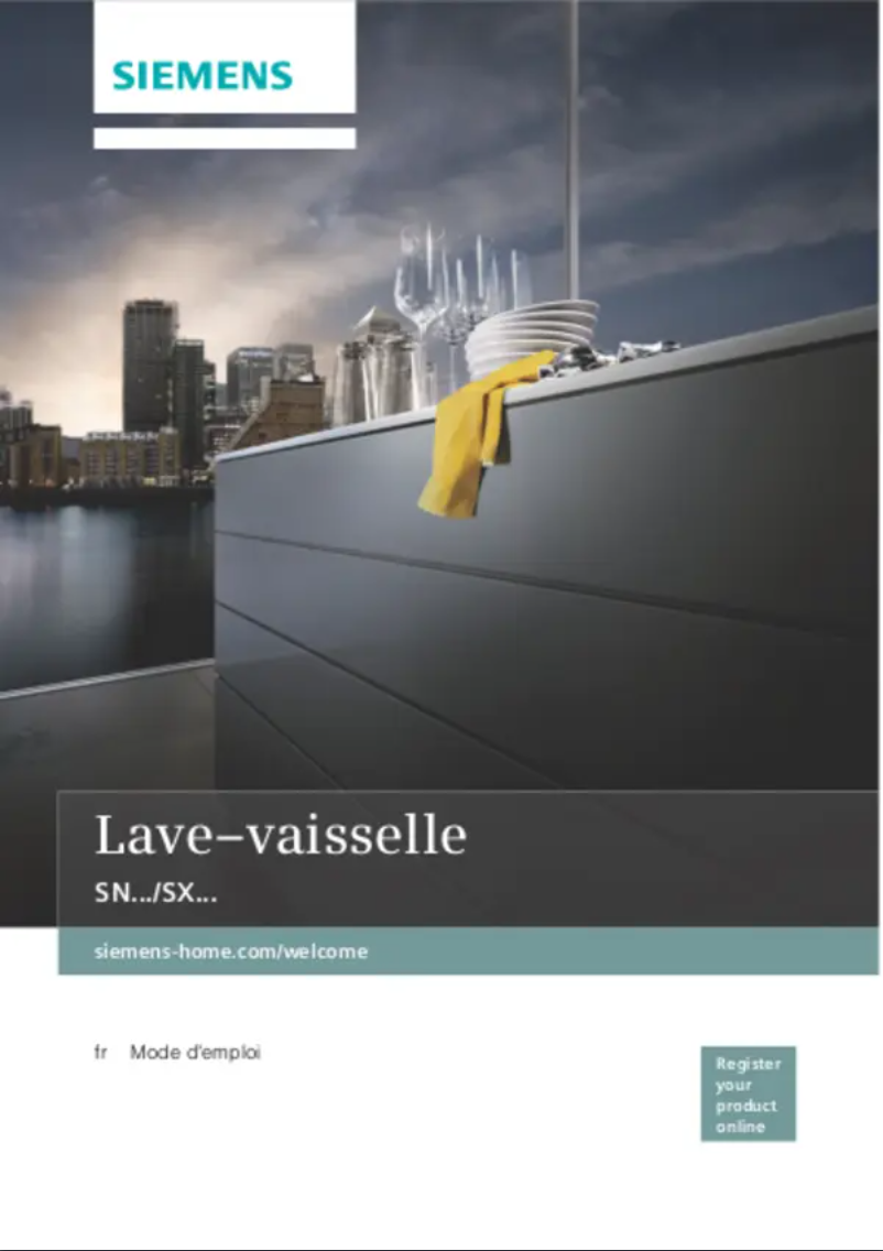 First page image of the manual for SN436S00PD