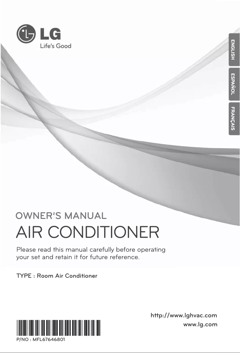 Page 1 of the manual User Manual LG LP123HD3B