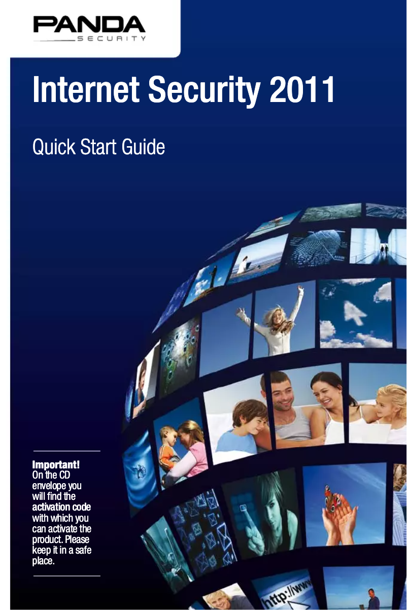Image de la première page du manuel de l'appareil Internet Security 2011