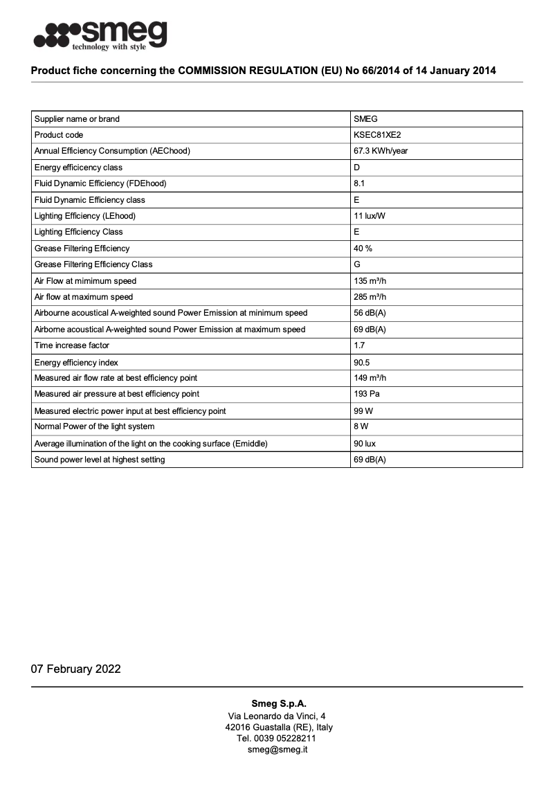 First page image of the manual for KSEC81XE2