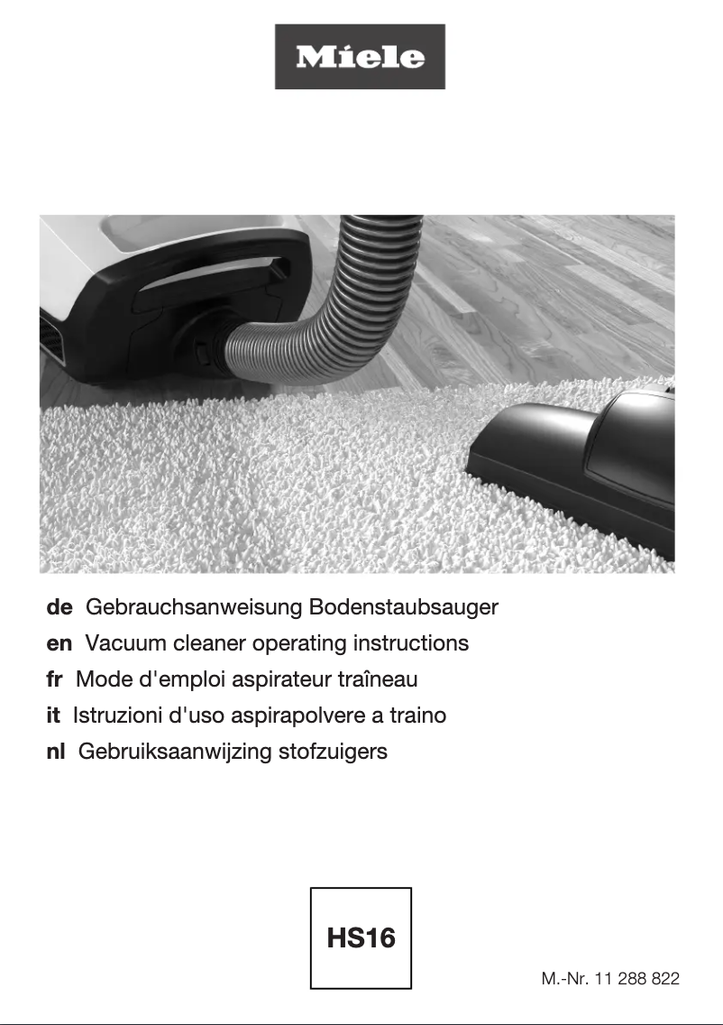 Page 1 of the manual User Manual Miele Blizzard CX1 Cat & Dog