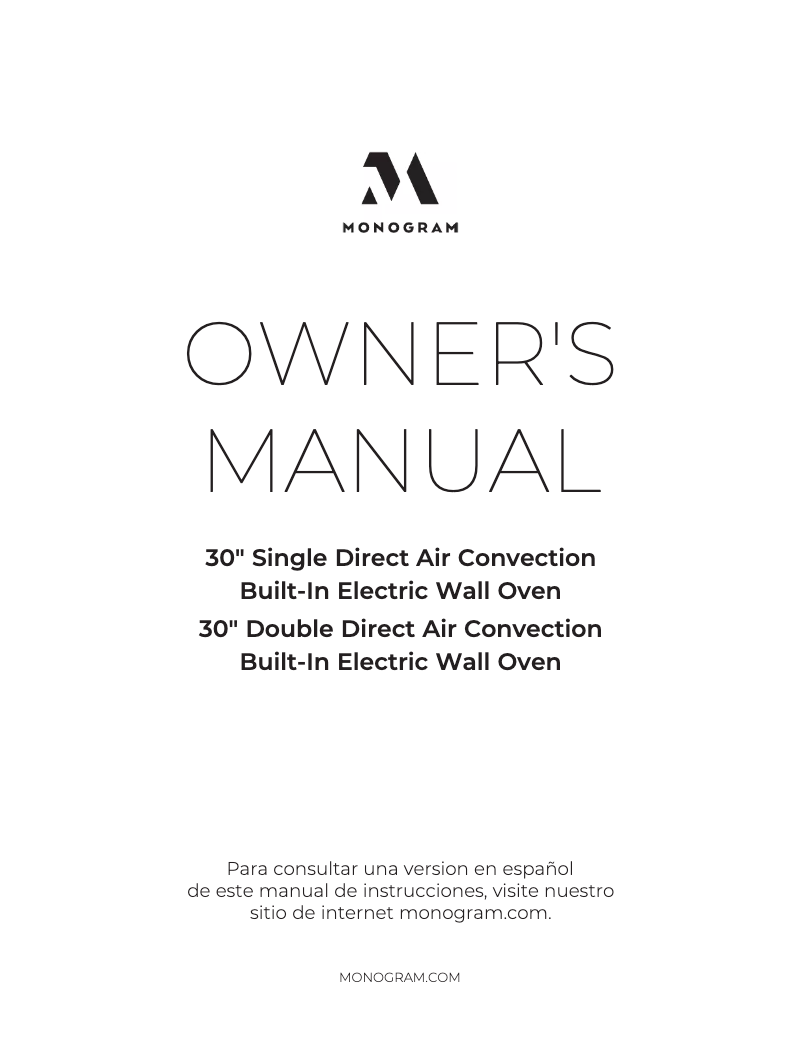 First page image of the manual for ZTS90DPSN