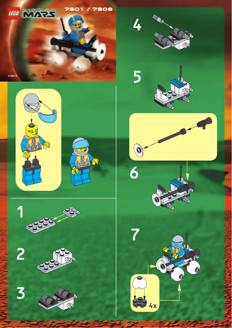 First page image of the manual for Space 7301