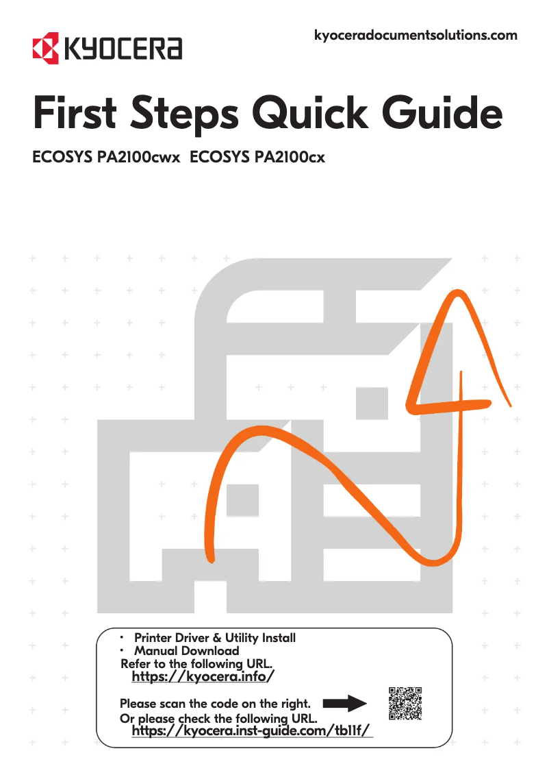First page image of the manual for ECOSYS PA2100cwx