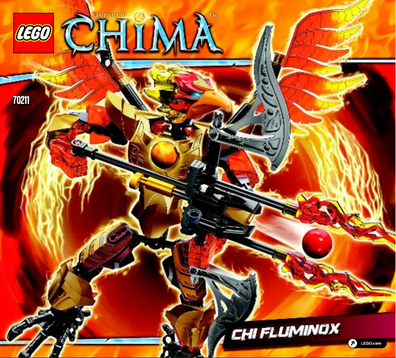 First page image of the manual for Chima 70211