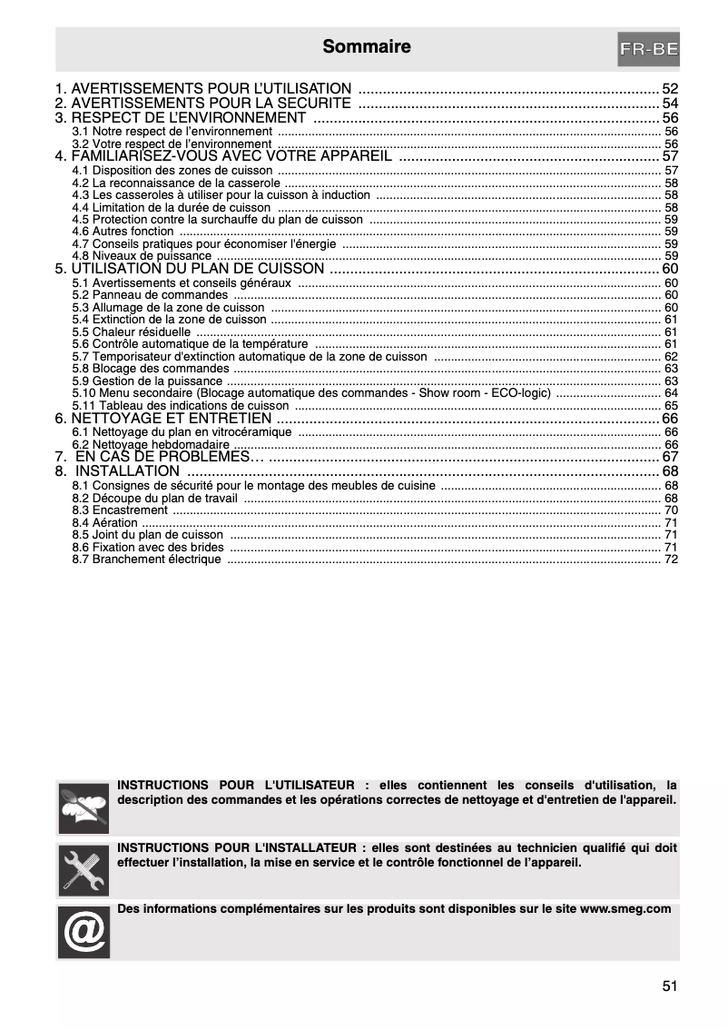 First page image of the manual for SI933D