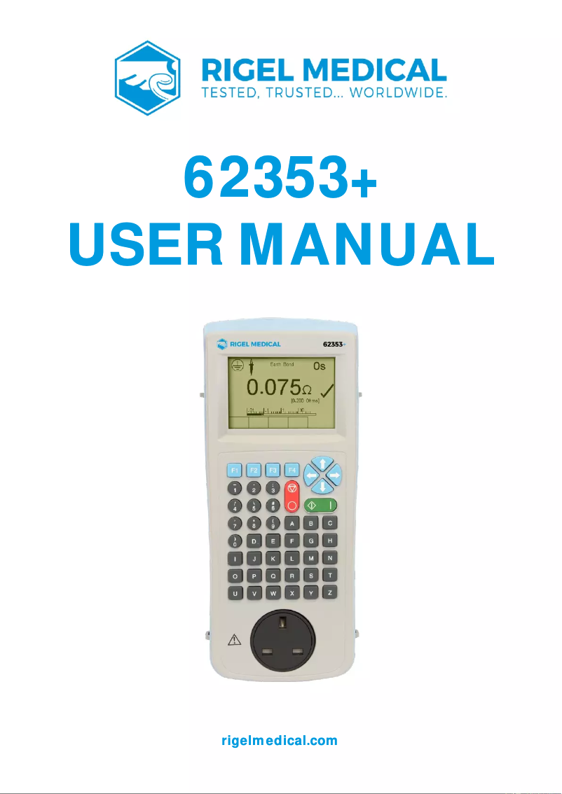 First page image of the manual for 62353+