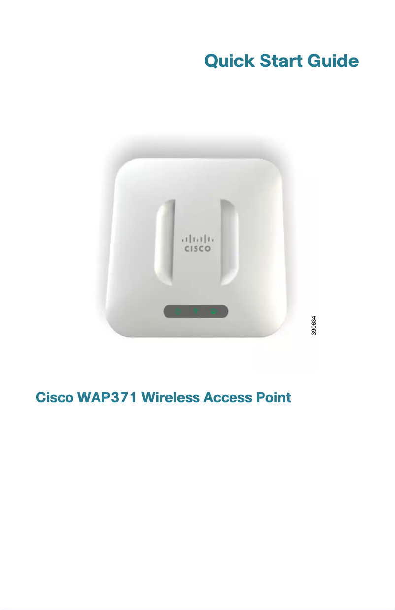 Image de la première page du manuel de l'appareil WAP371