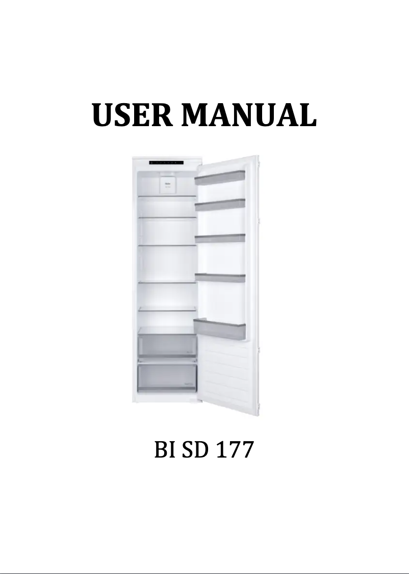 First page image of the manual for RBLP3683/N