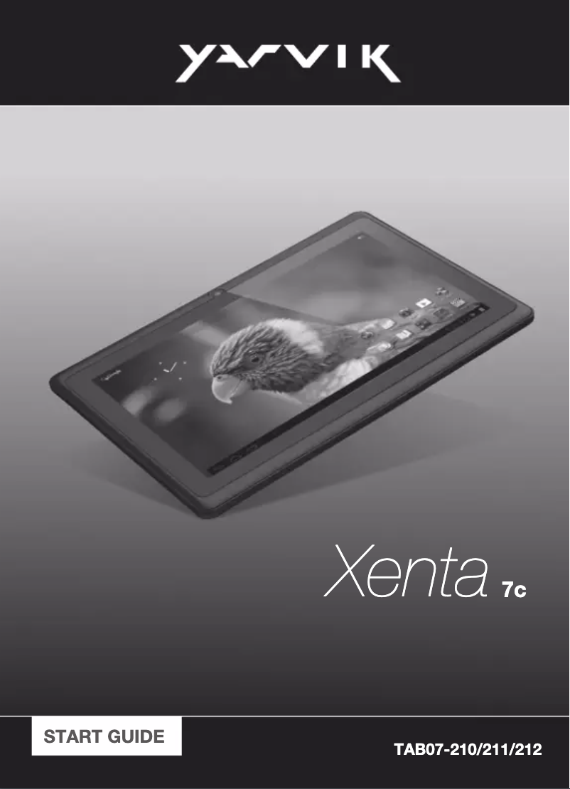 First page image of the manual for Xenta 7c