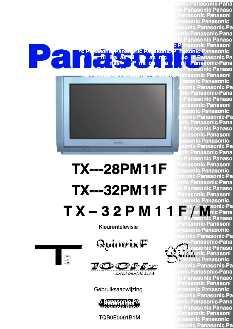Page 1 of the manual User Manual Panasonic TX-32PM11FM
