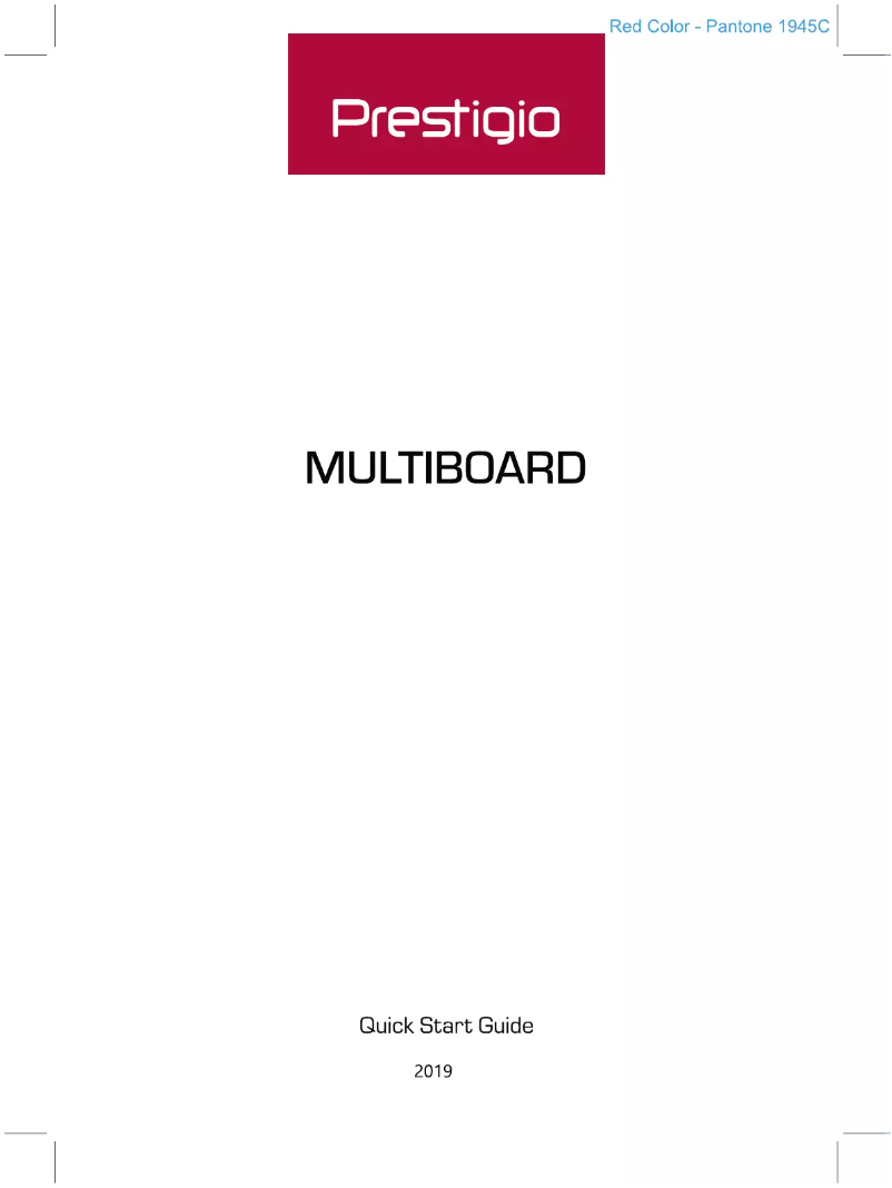 Page 1 of the manual User Manual Prestigio PMB728L751