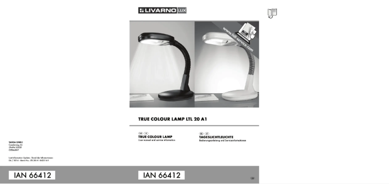 Page 1 of the manual User Manual Livarno Lux IAN 66412