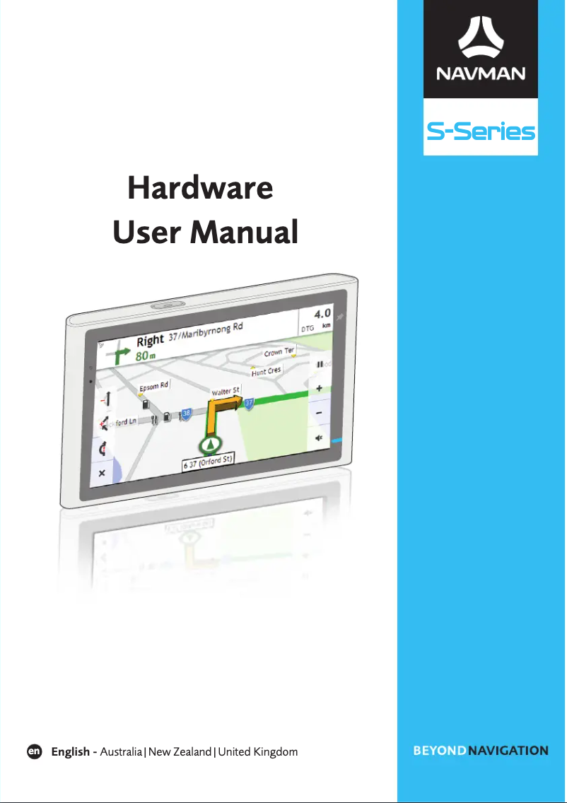 First page image of the manual for S100
