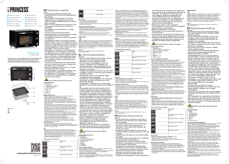 Page 1 of the manual User Manual Princess 112741