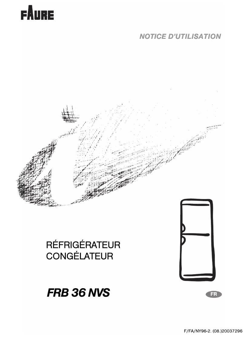 Page 1 of the manual User Manual Faure FRB36NVS