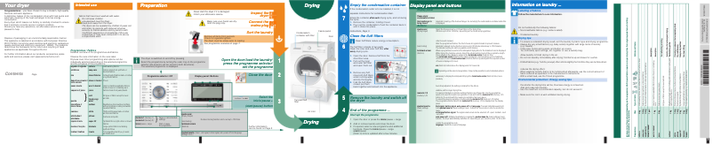 First page image of the manual for WT46Y709EE