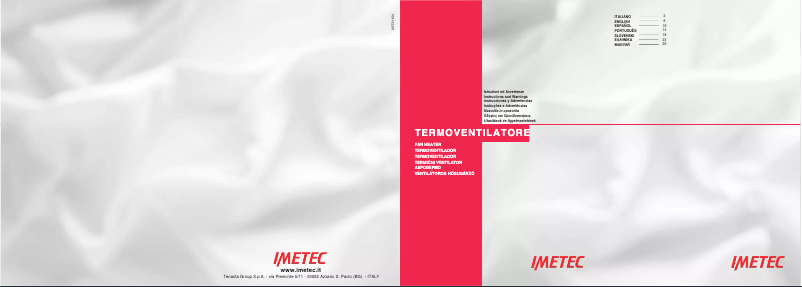 Page 1 of the manual User Manual Imetec 4920