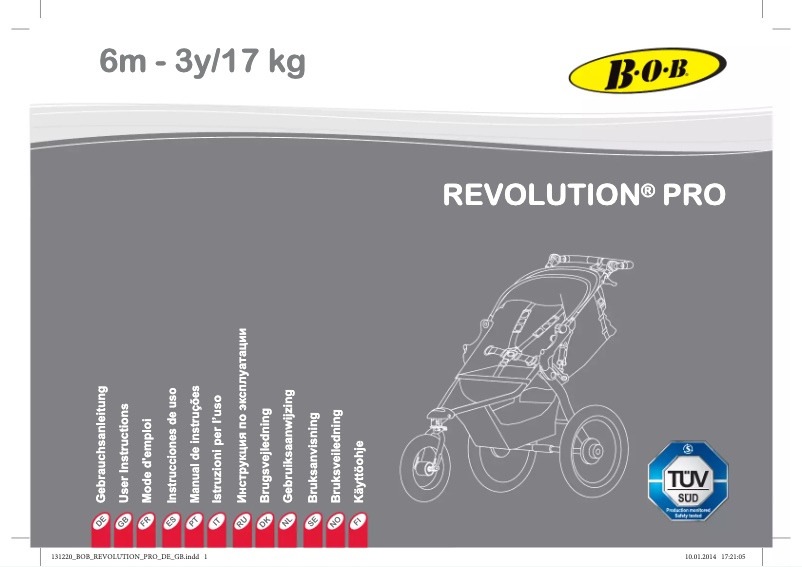 First page image of the manual for Revolution Pro