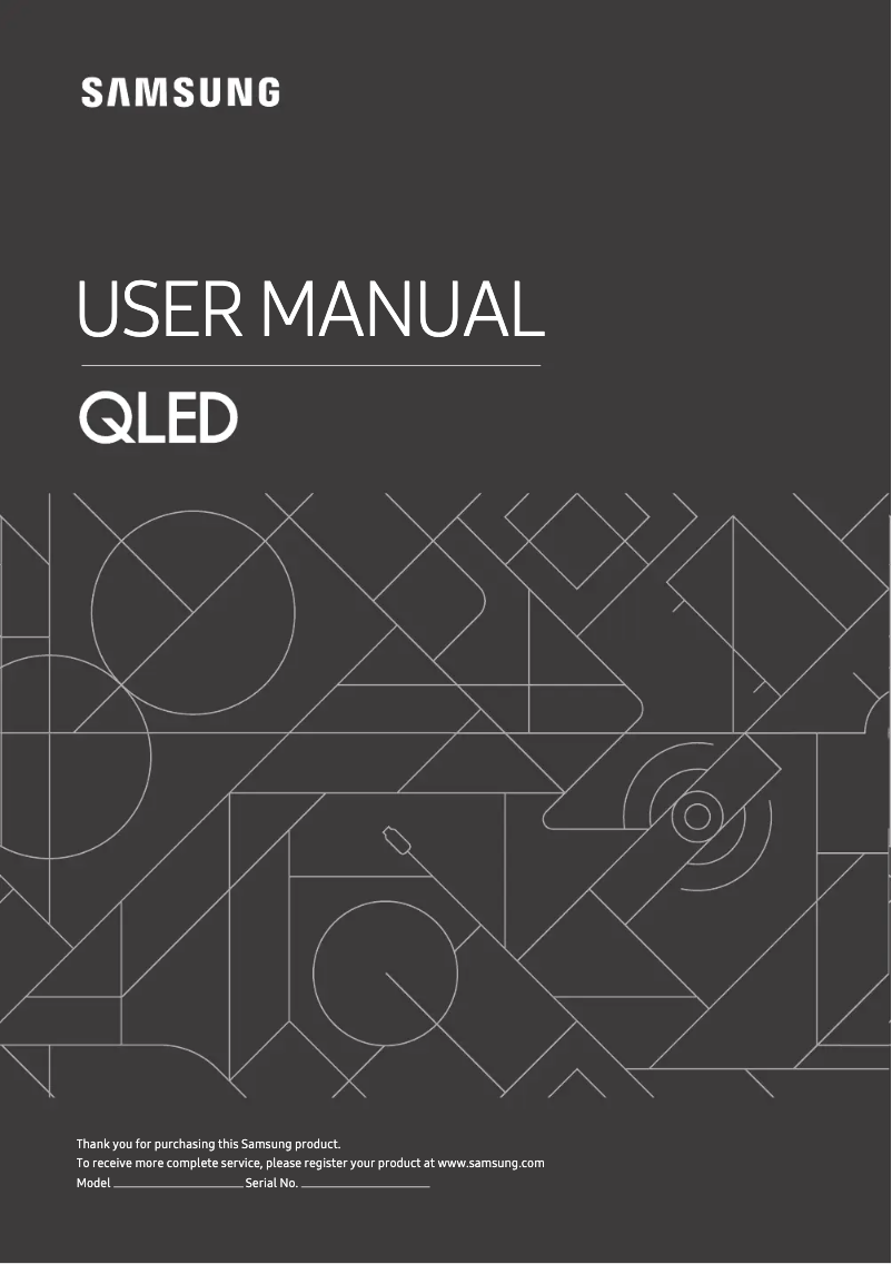 Page 1 of the manual User Manual Samsung GQ65Q64RGT