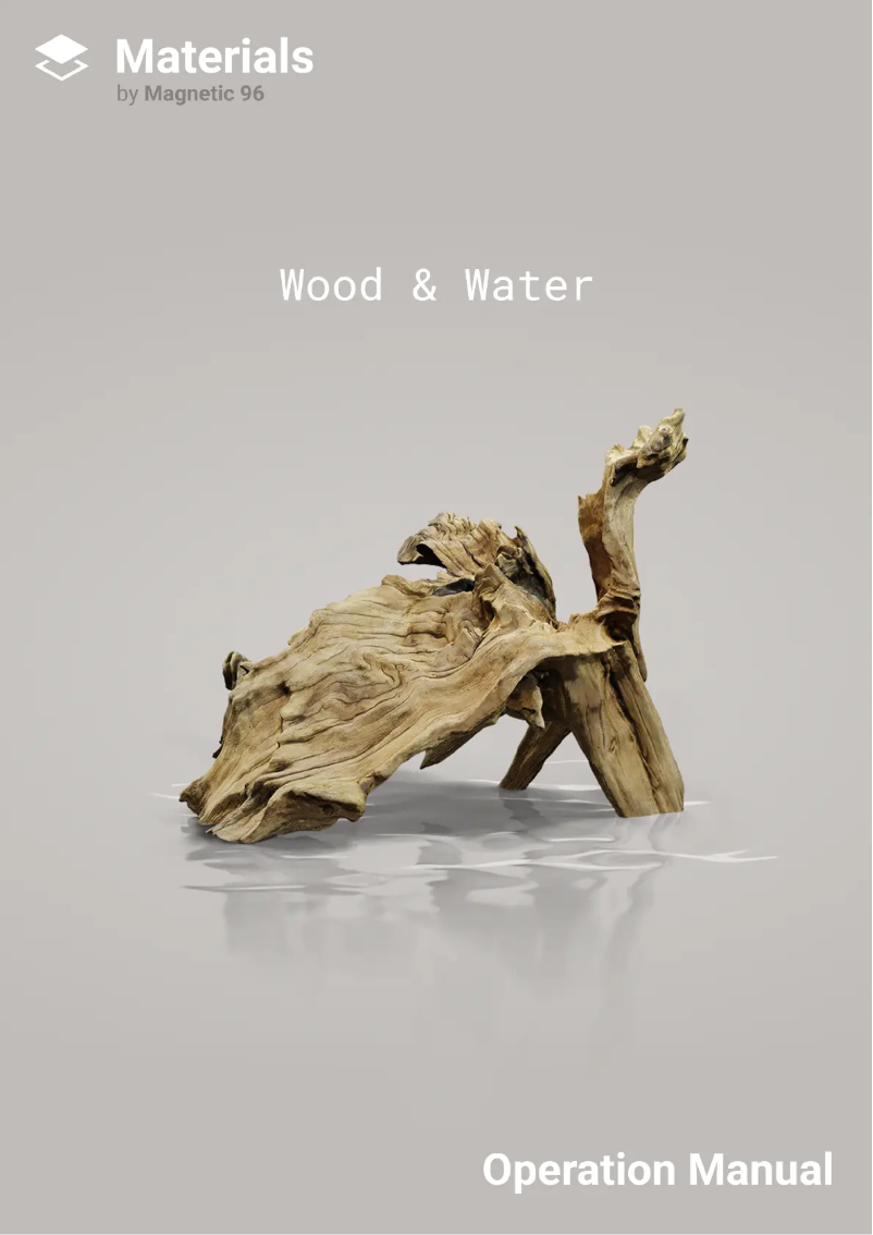 Page 1 of the manual User Manual Steinberg Materials - Wood & Water