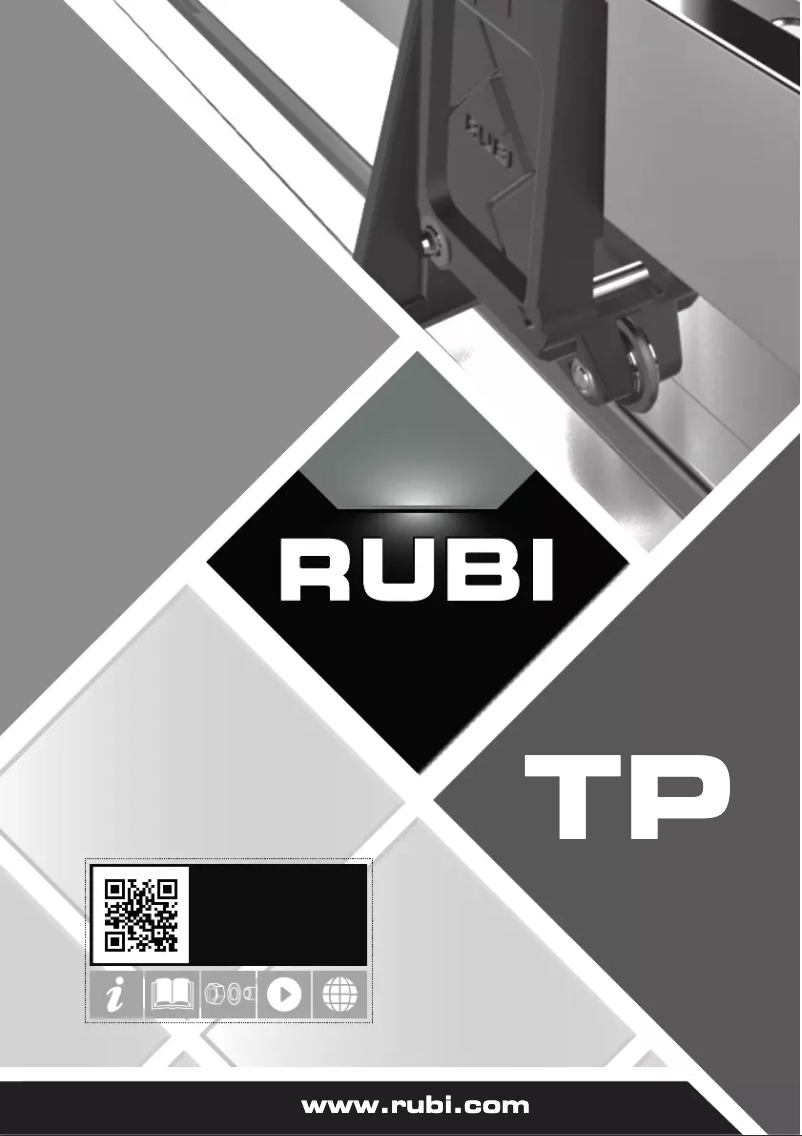 Page 1 of the manual User Manual RUBI TP 125 S