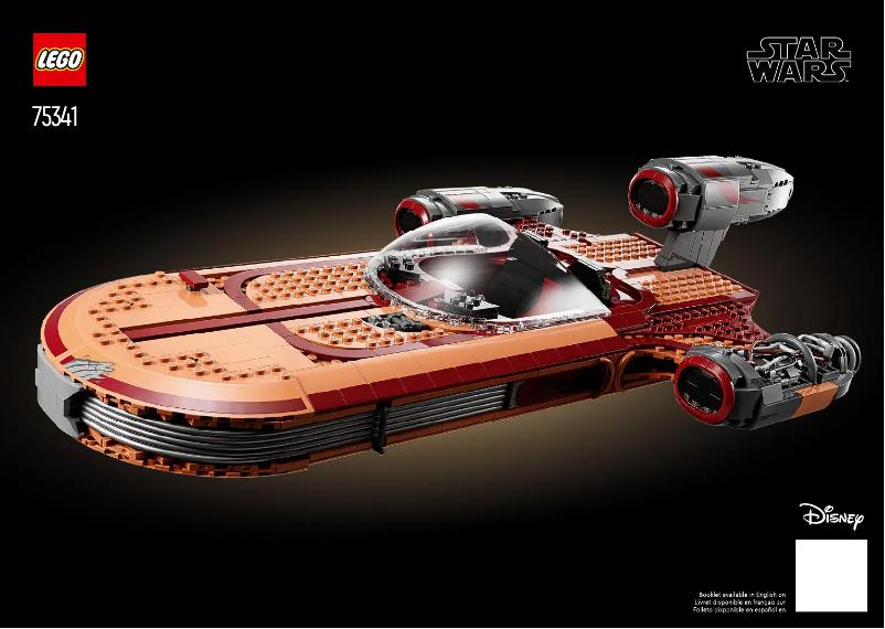 First page image of the manual for Star Wars 75341