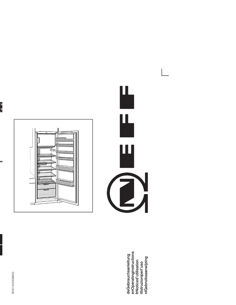 Page 1 of the manual Instruction Manual Neff K4664X7