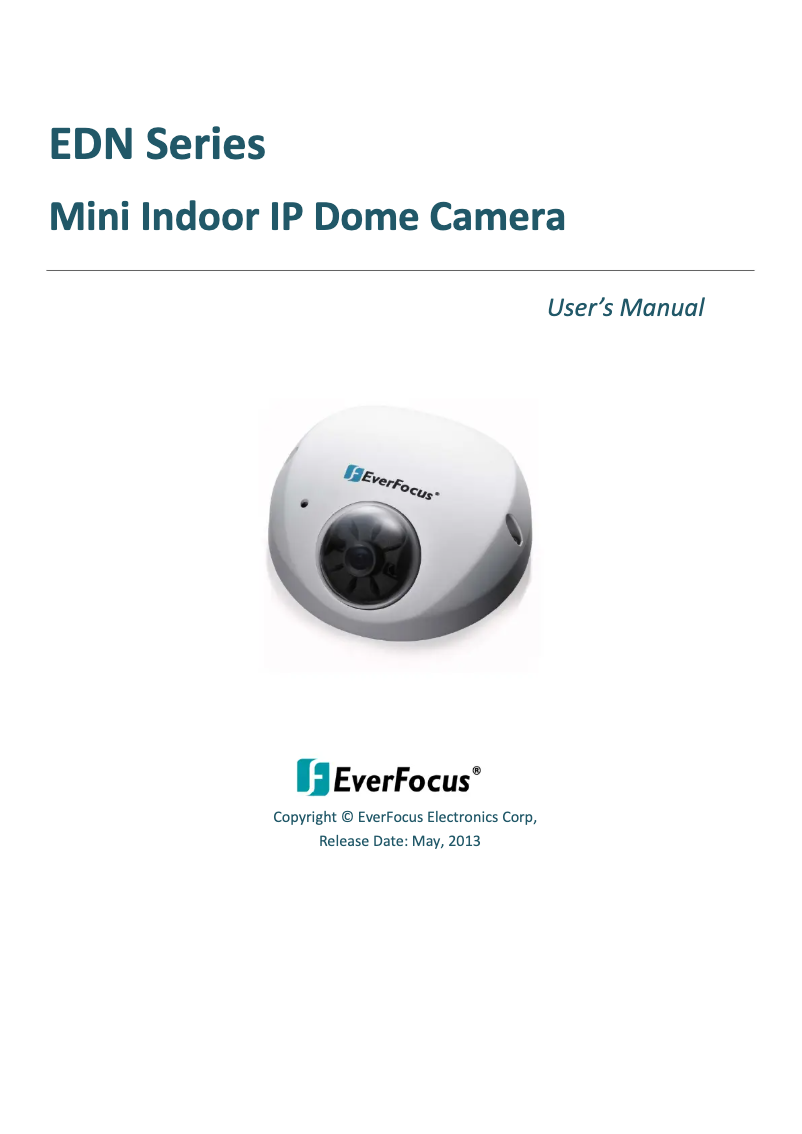 First page image of the manual for EDN1120