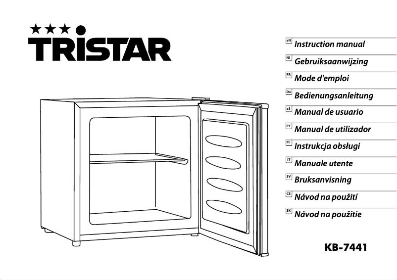 Page 1 of the manual User Manual TriStar KB-7441