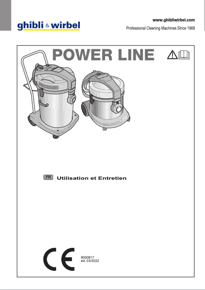 Page 1 of the manual Use and Maintenance Manual Ghibli & Wirbel POWER D 22 I