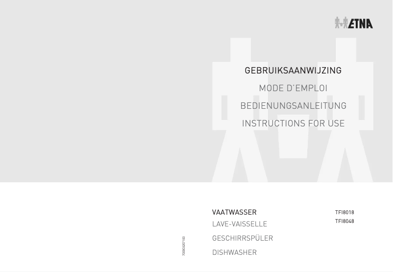 First page image of the manual for TFI8018