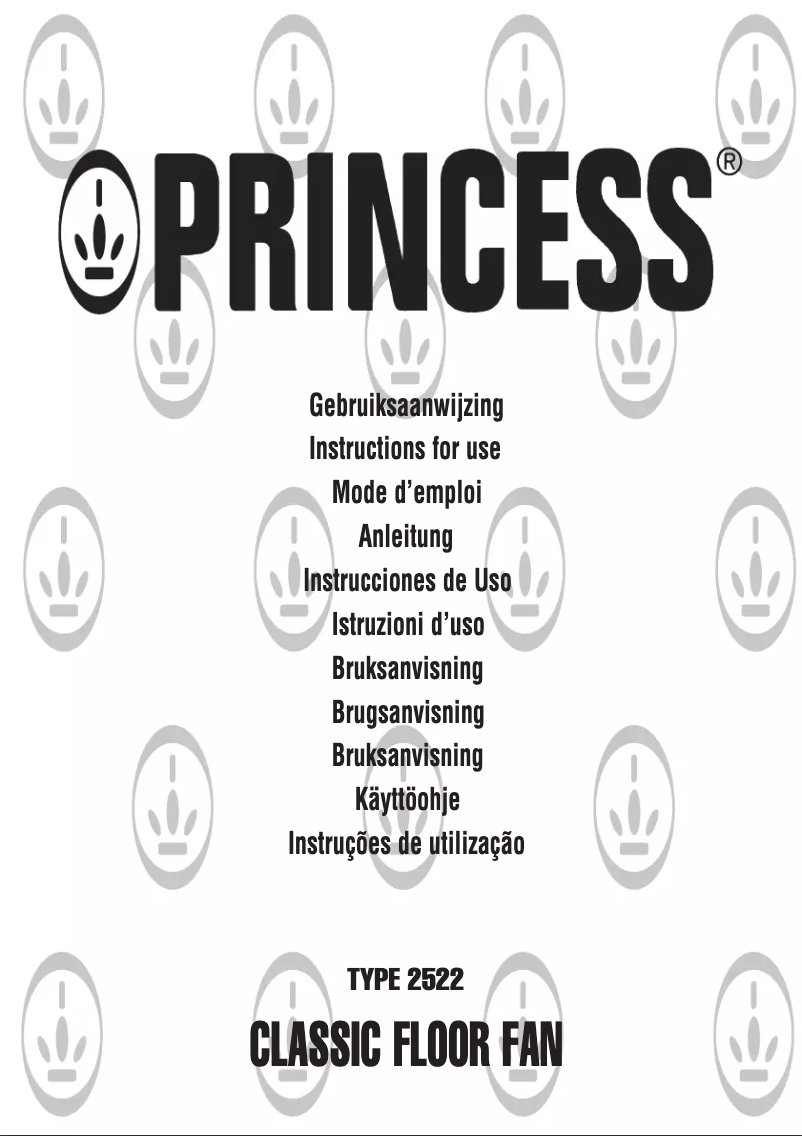 Page 1 of the manual User Manual Princess 2522