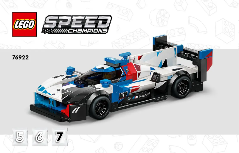 Page 1 of the manual User Manual Lego Speed Champions 76922