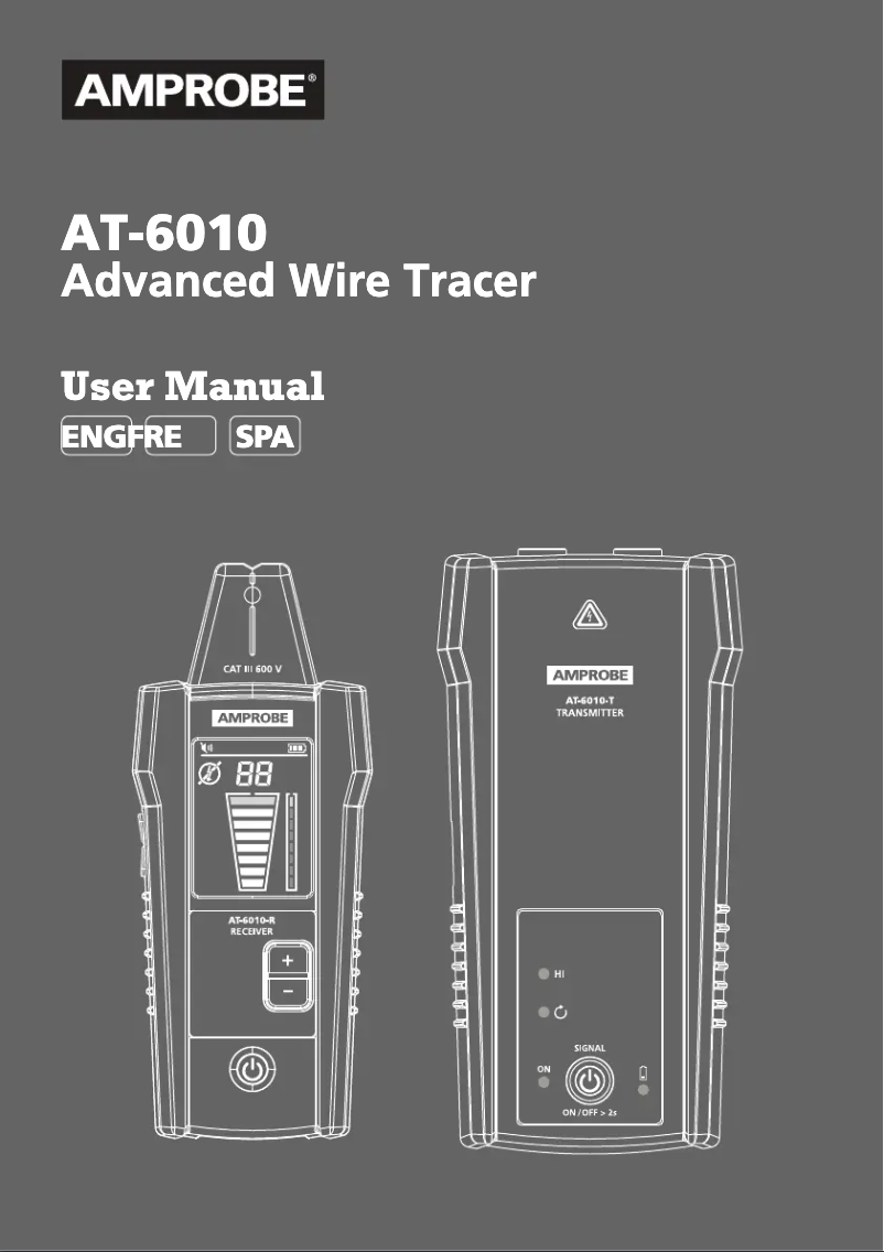 First page image of the manual for AT-6010
