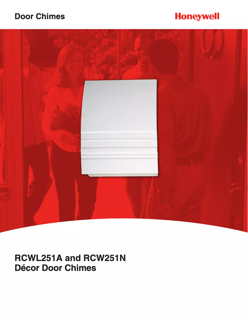 Page 1 of the manual Technical Sheet Honeywell RCWL251A
