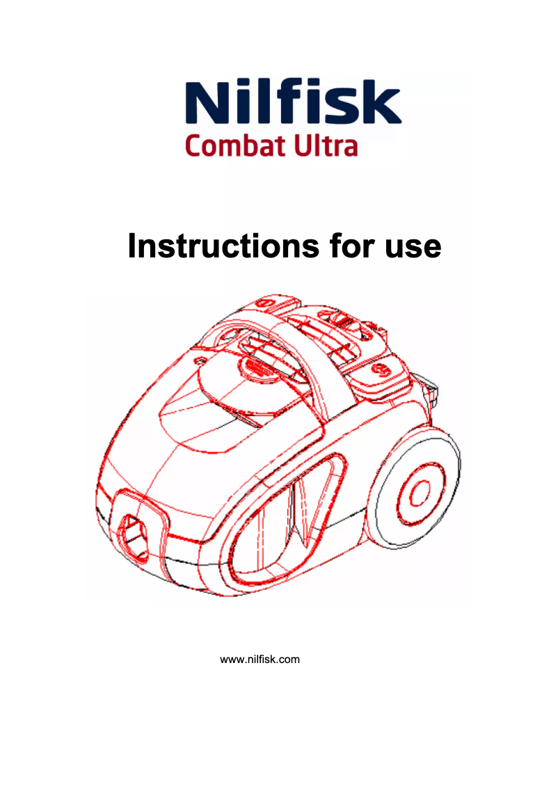 First page image of the manual for Combat Ultra