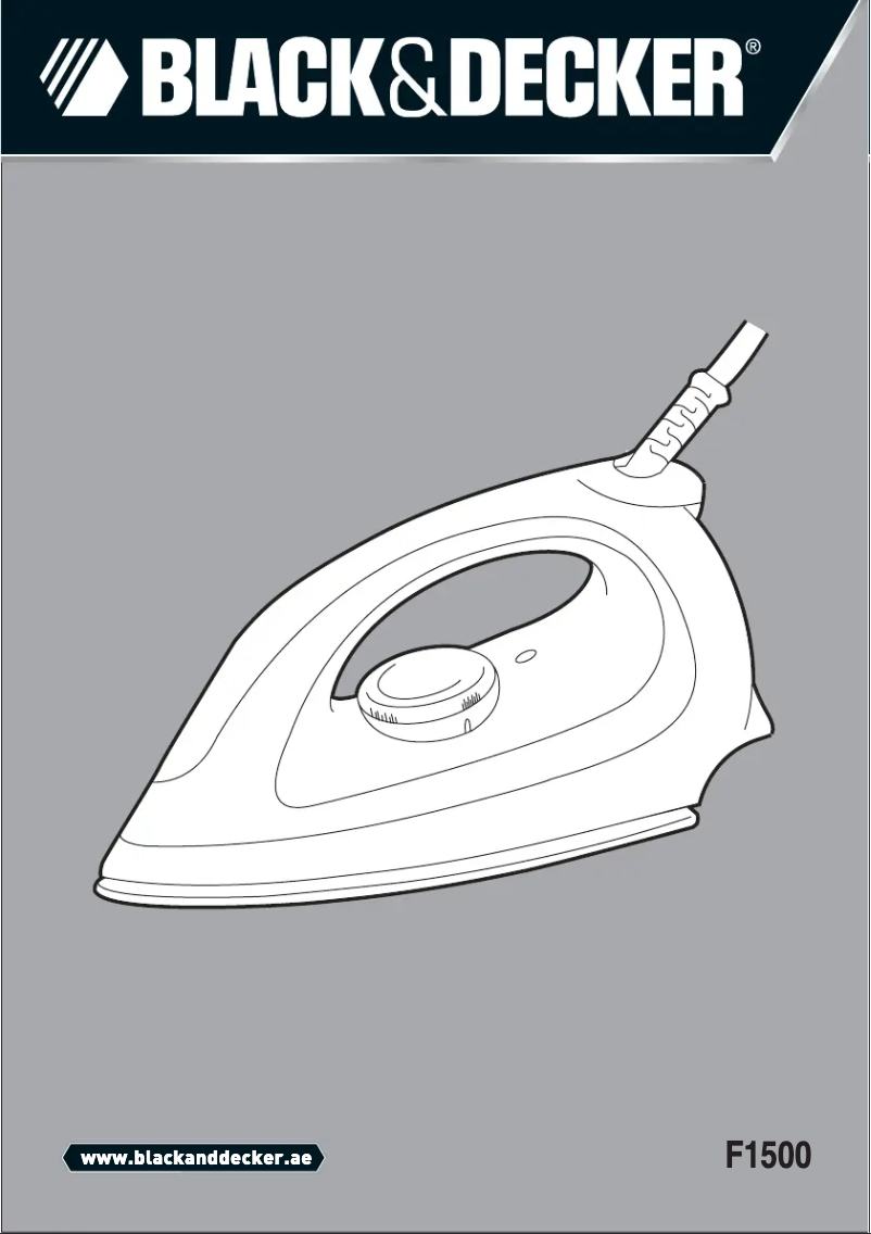 First page image of the manual for F1500