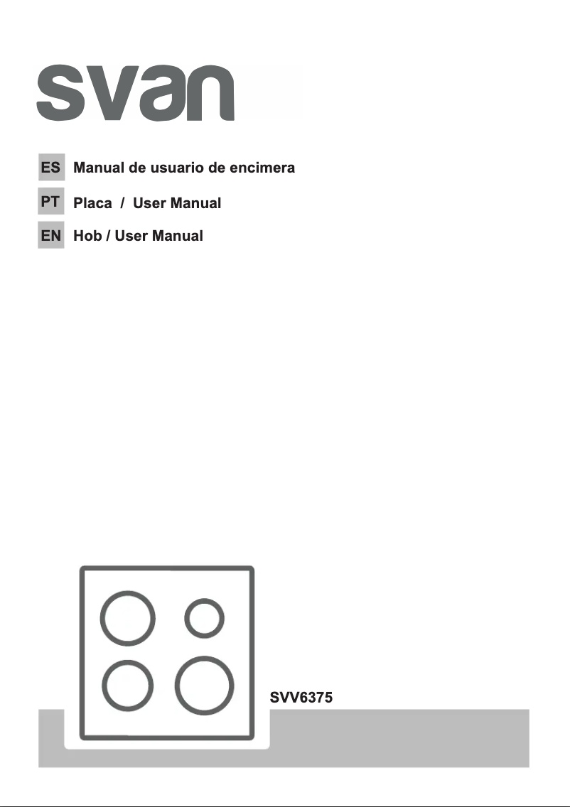 First page image of the manual for SVV6375