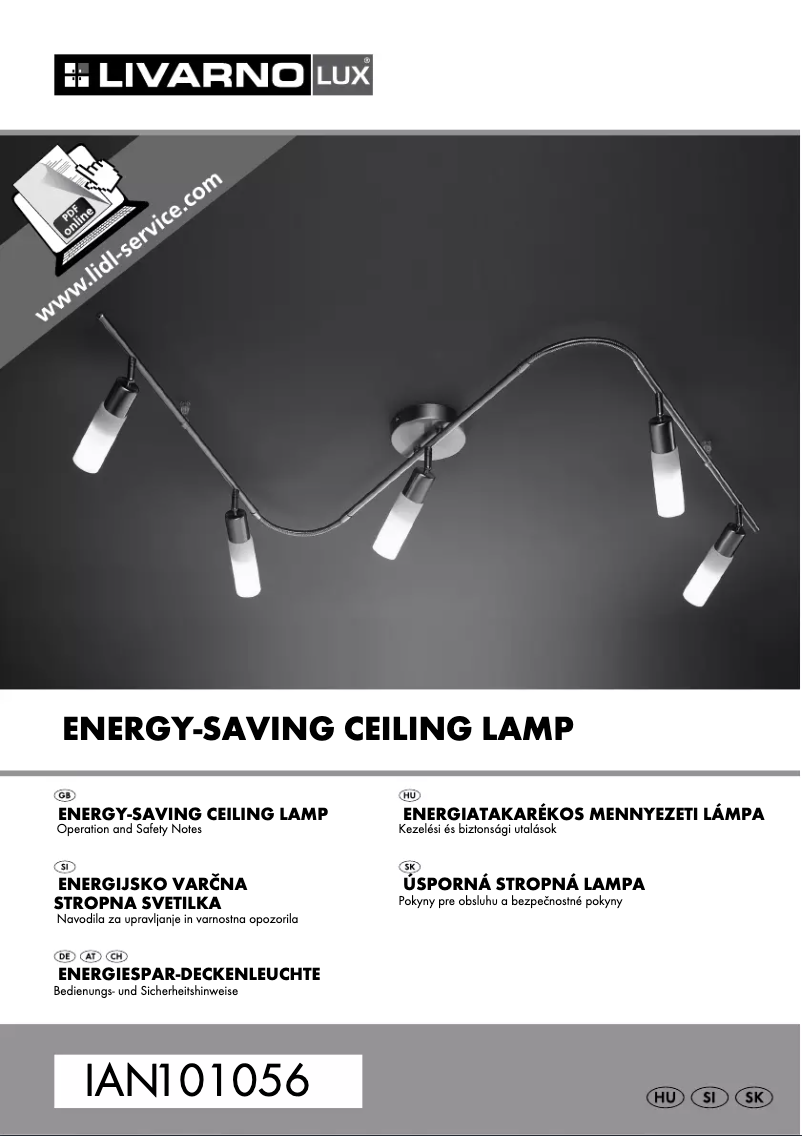 Page 1 of the manual User Manual Livarno Lux IAN 101056