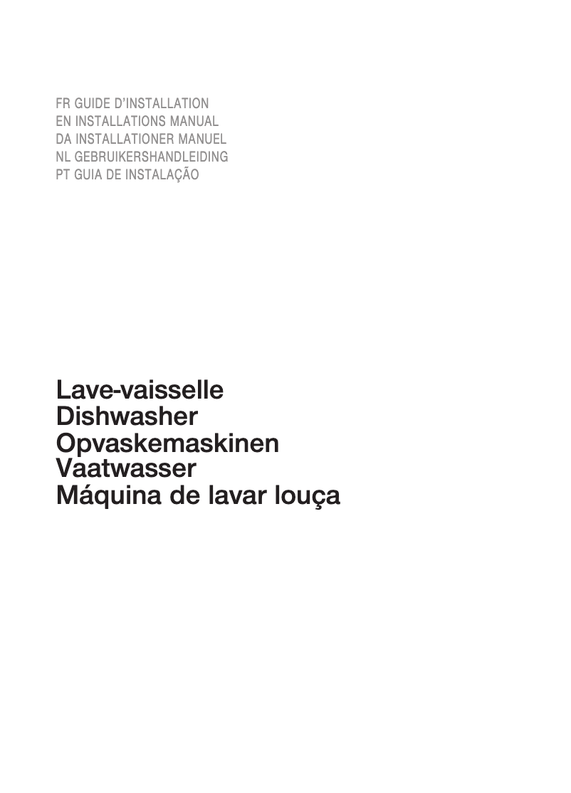 Page 1 of the manual User Manual Brandt VH916J