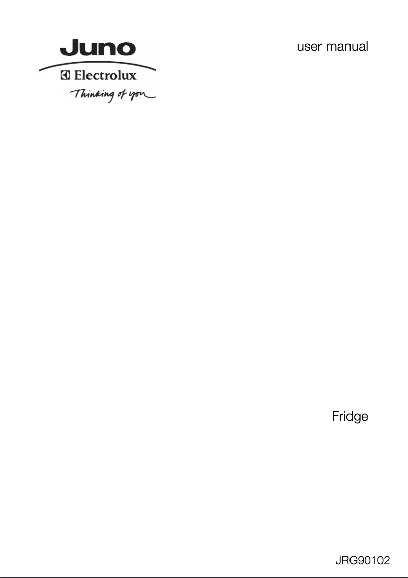 First page image of the manual for JRG90102