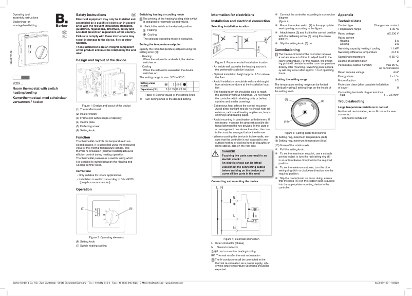 First page image of the manual for 20291404
