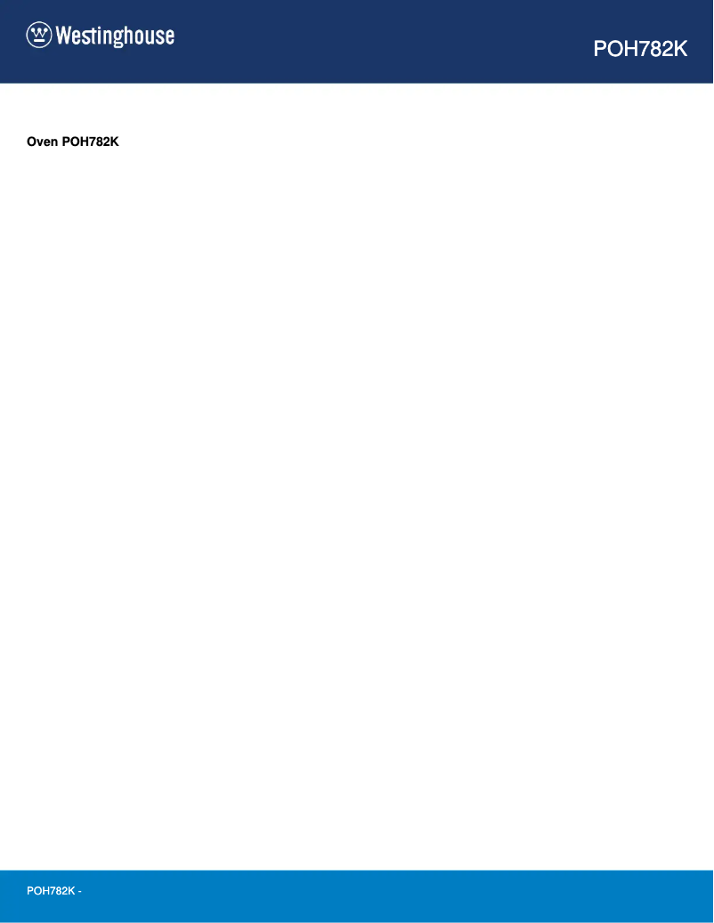 First page image of the manual for POH782K