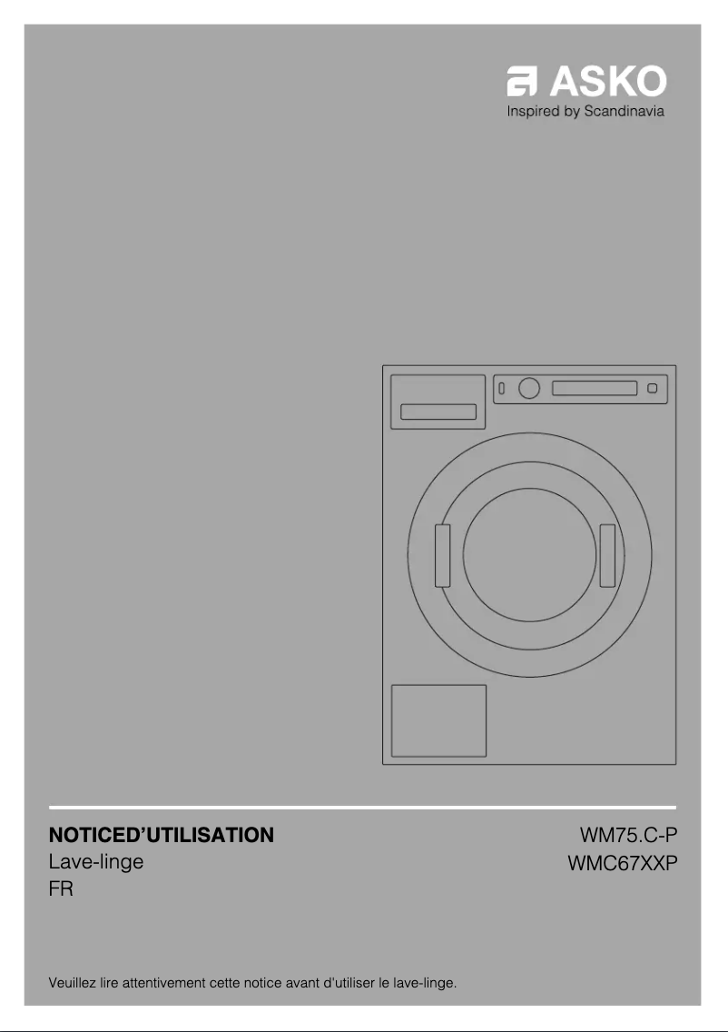 First page image of the manual for WMC6743PB