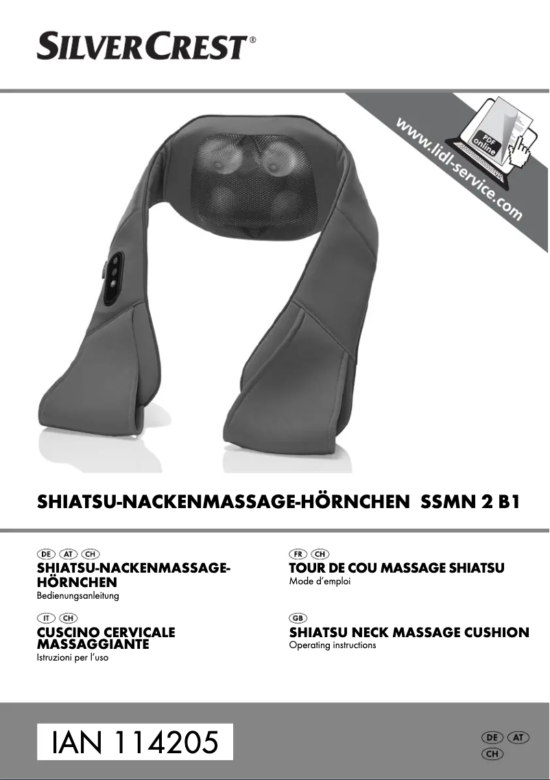 First page image of the manual for SSMN 2 B1