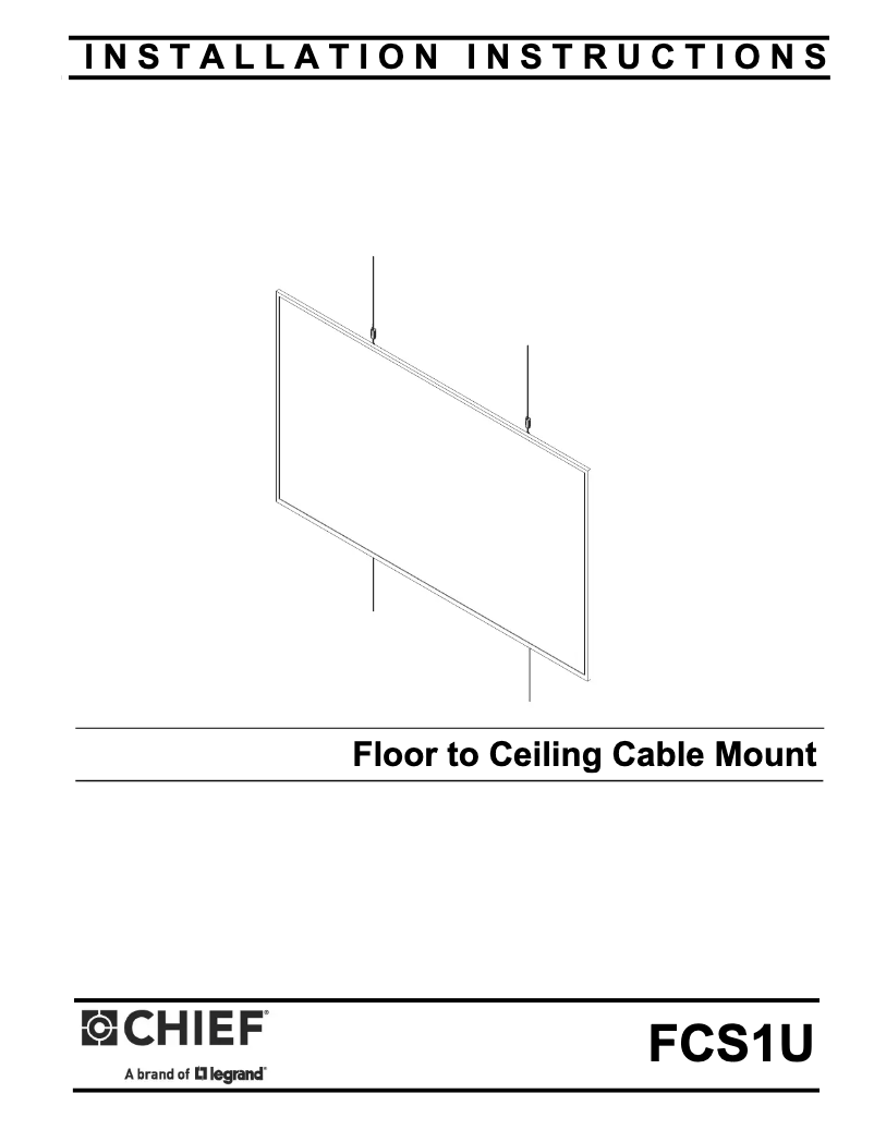 Image de la première page du manuel de l'appareil FCS1U
