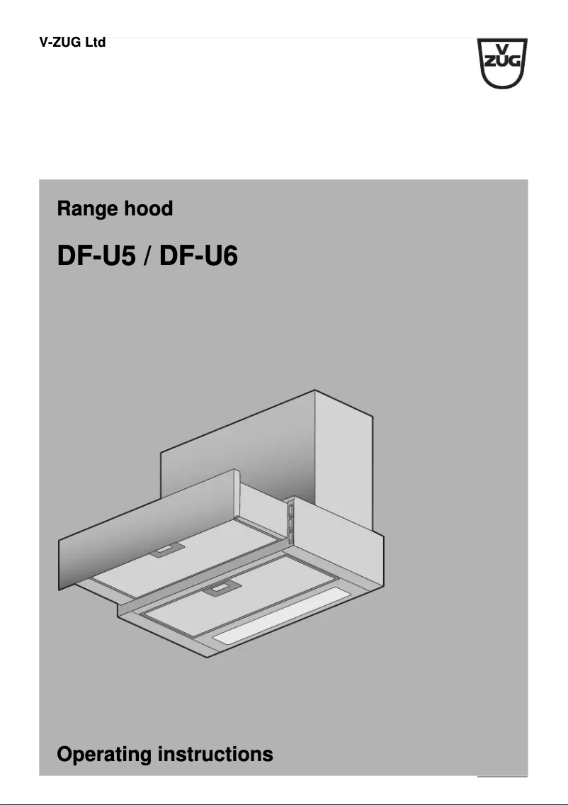 First page image of the manual for DF-U6