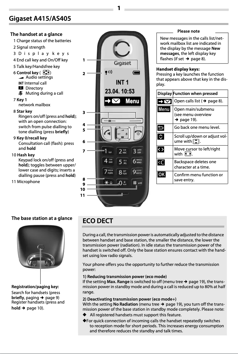 First page image of the manual for AS405 Duo
